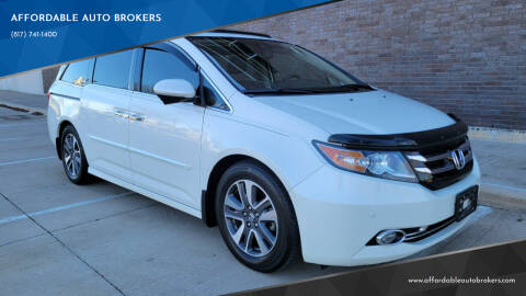 2016 Honda Odyssey for sale at AFFORDABLE AUTO BROKERS in Keller TX