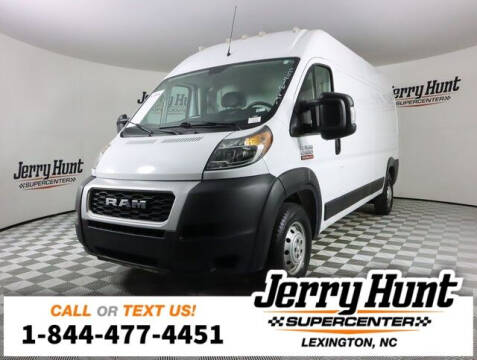 2021 RAM ProMaster for sale at Jerry Hunt Supercenter in Lexington NC