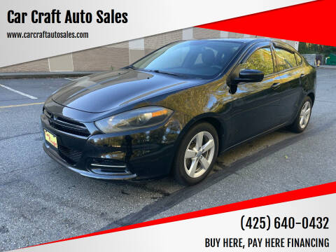 2015 Dodge Dart for sale at Car Craft Auto Sales in Lynnwood WA