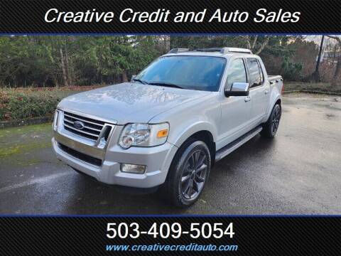 2009 Ford Explorer Sport Trac for sale at Creative Credit & Auto Sales in Salem OR