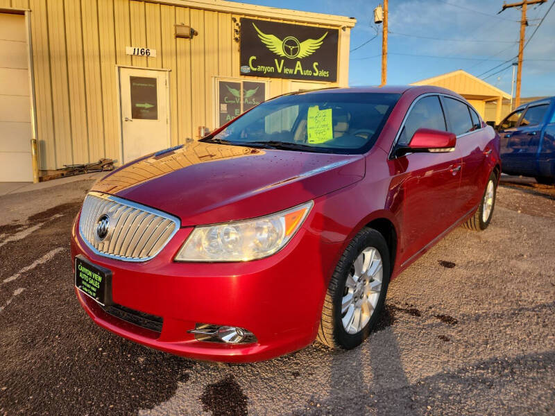 2012 Buick LaCrosse for sale at Canyon View Auto Sales in Cedar City UT