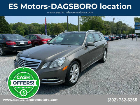 2011 Mercedes-Benz E-Class for sale at ES Motors-DAGSBORO location in Dagsboro DE