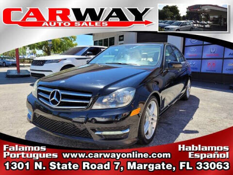 2014 Mercedes-Benz C-Class for sale at CARWAY Auto Sales in Margate FL