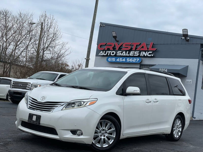 2016 Toyota Sienna for sale at Crystal Auto Sales Inc in Nashville TN