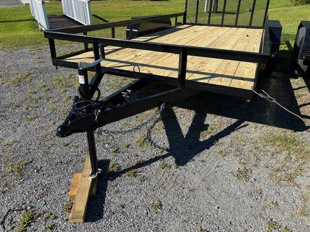 2024 J&E 7x16TA Utility Trailer for sale at Cross Resurrection Golf Carts and Trailers in Rincon, GA