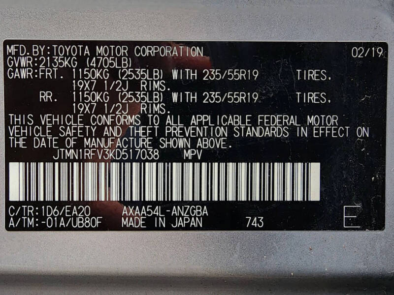 2019 Toyota RAV4 Limited