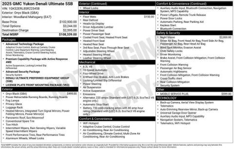 2025 GMC Yukon Denali Ultimate
