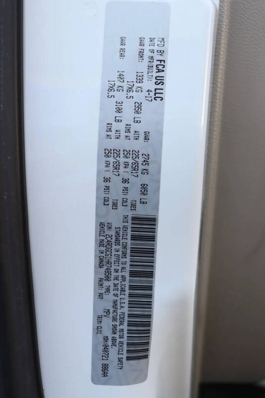 2017 Dodge Grand Caravan SXT