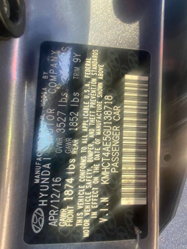 2016 Hyundai Accent SE