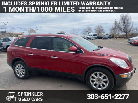 2012 Buick Enclave for sale at Sprinkler Used Cars in Longmont CO