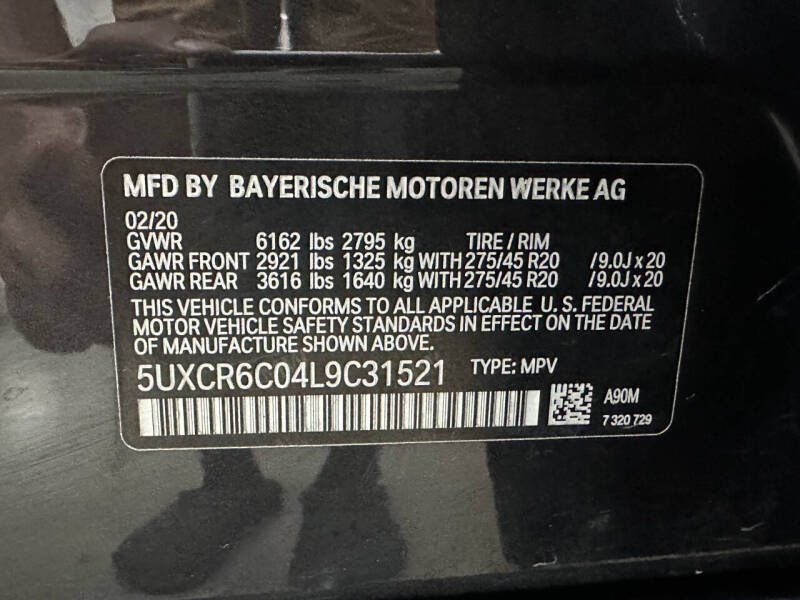 2020 BMW X5 xDrive40i