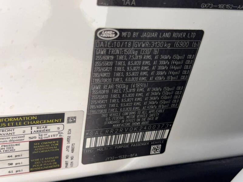 2019 Land Rover Discovery HSE