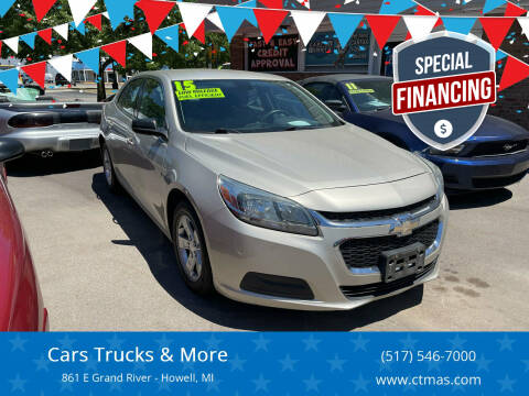 2015 Chevrolet Malibu for sale at Cars Trucks & More in Howell MI