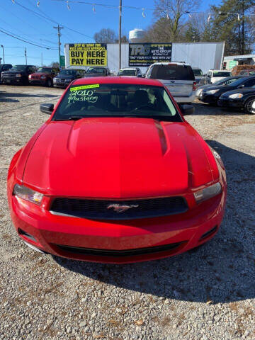 2010 Ford Mustang for sale at THE AUTO GROUP OF EASLEY, LLC in Easley SC