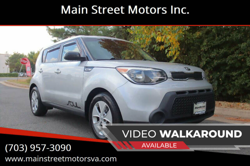 2015 Kia Soul for sale at Main Street Motors Inc. in Chantilly VA