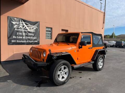 2013 Jeep Wrangler for sale at ENZO AUTO in Parma OH