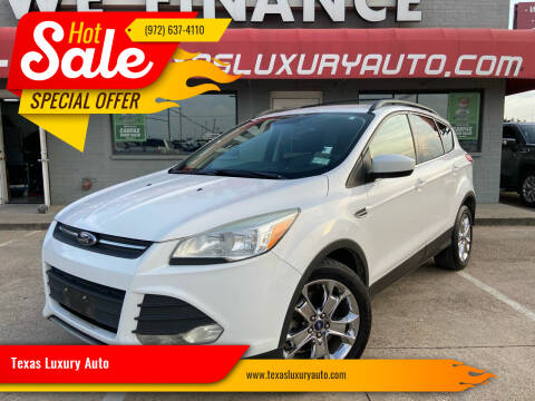 2014 Ford Escape for sale at Texas Luxury Auto in Cedar Hill TX