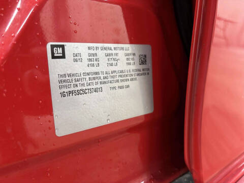 2012 Chevrolet Cruze LT