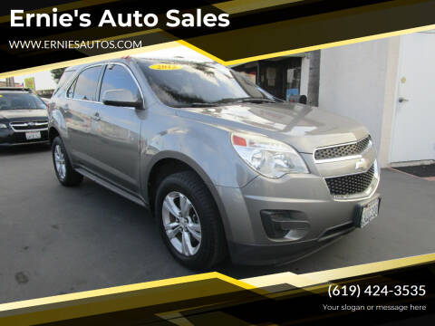 2012 Chevrolet Equinox for sale at Ernie's Auto Sales in Chula Vista CA