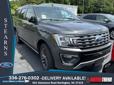 2021 Ford Expedition MAX for sale at Stearns Ford in Burlington NC