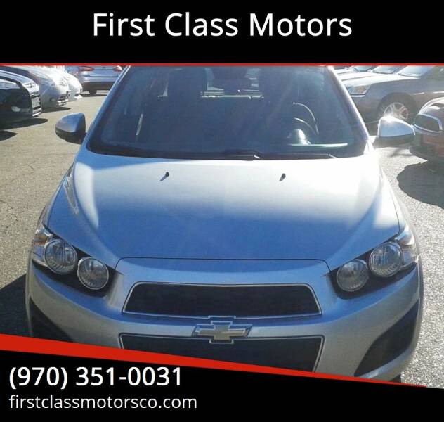 2012 Chevrolet Sonic for sale at First Class Motors in Greeley CO