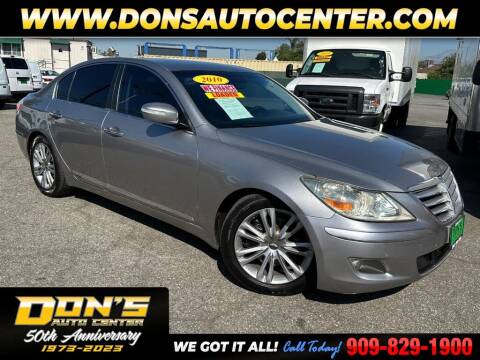 2010 Hyundai Genesis for sale at Dons Auto Center in Fontana CA