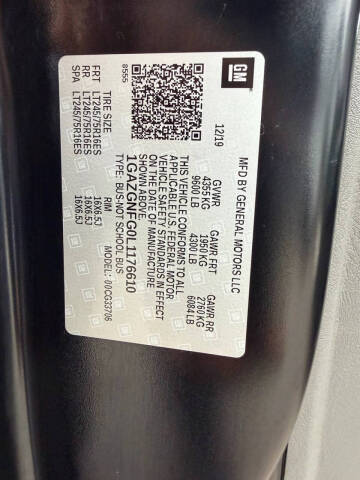 2020 Chevrolet Express LS 3500