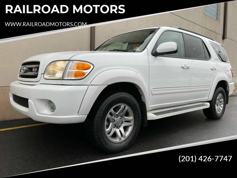 2004 Toyota Sequoia for sale at RAILROAD MOTORS in Hasbrouck Heights NJ