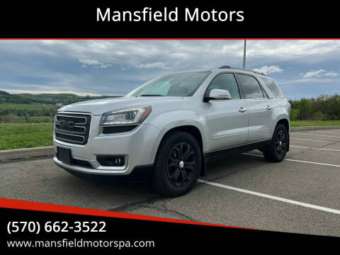 2016 GMC Acadia for sale at Mansfield Motors in Mansfield PA