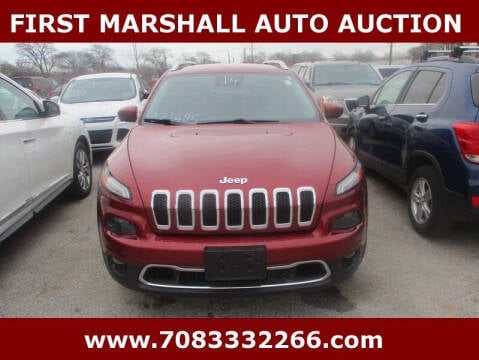2014 Jeep Cherokee for sale at First Marshall Auto Auction in Harvey IL