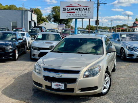 2011 Chevrolet Malibu for sale at Supreme Auto Sales in Chesapeake VA