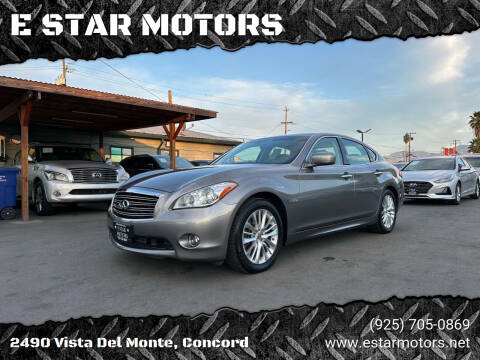2012 Infiniti M35h for sale at E STAR MOTORS in Concord CA