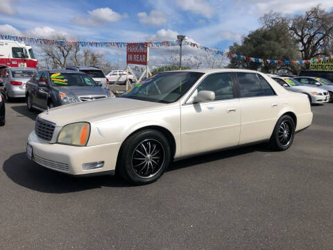 2003 Cadillac DeVille for sale at C J Auto Sales in Riverbank CA