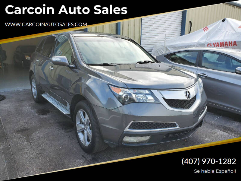 2012 Acura MDX for sale at Carcoin Auto Sales in Orlando FL