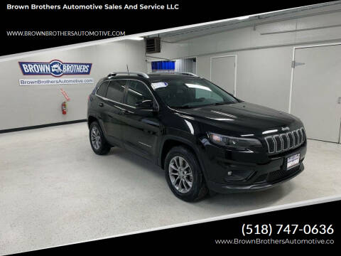 2019 Jeep Cherokee for sale at Brown Brothers Automotive Sales And Service LLC in Hudson Falls NY