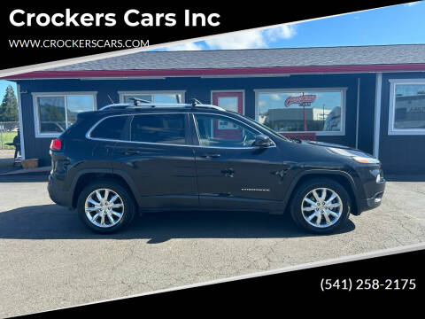 2015 Jeep Cherokee for sale at Crockers Cars Inc in Lebanon OR