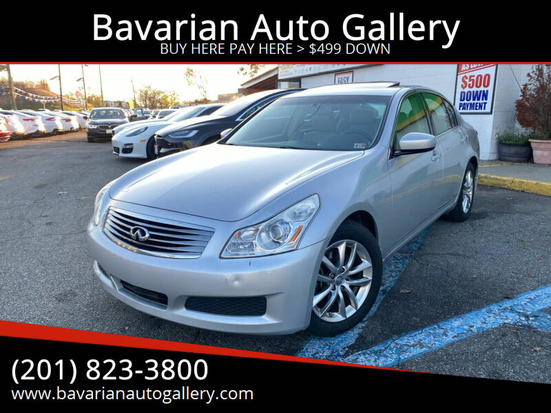 2009 Infiniti G37 Sedan for sale at Bavarian Auto Gallery in Bayonne NJ