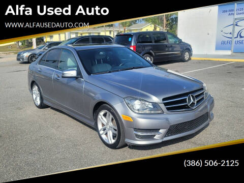 2014 Mercedes-Benz C-Class for sale at Alfa Used Auto in Holly Hill FL