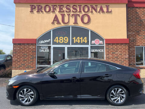 2016 Honda Civic for sale at Professional Auto Sales & Service in Fort Wayne IN