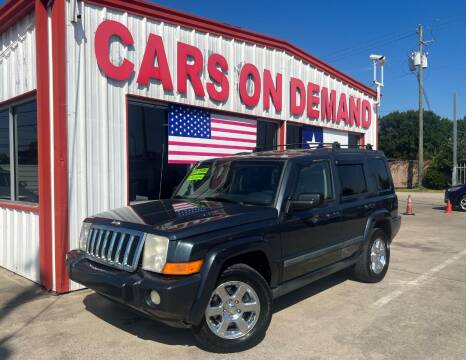 2008 Jeep Commander for sale at Cars On Demand 3 in Pasadena TX