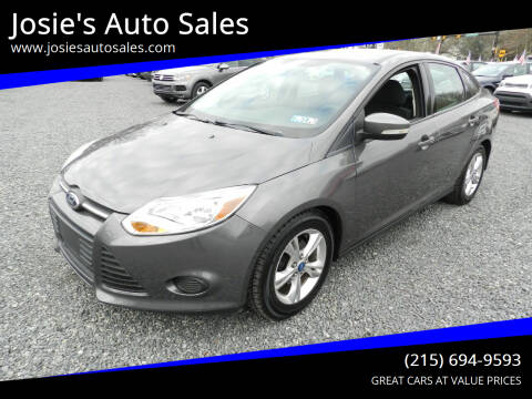 2013 Ford Focus for sale at Josie's Auto Sales in Gilbertsville PA