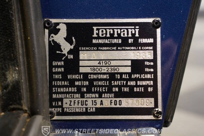 1985 Ferrari Mondial 8
