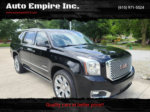 2015 GMC Yukon XL for sale at Auto Empire Inc. in Murfreesboro TN