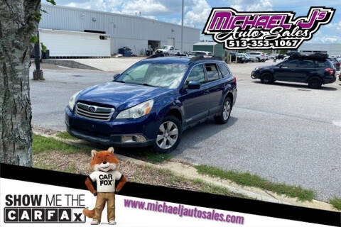 2011 Subaru Outback for sale at MICHAEL J'S AUTO SALES in Cleves OH