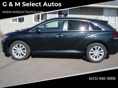 2013 Toyota Venza for sale at G & M Select Autos in Farmington MN
