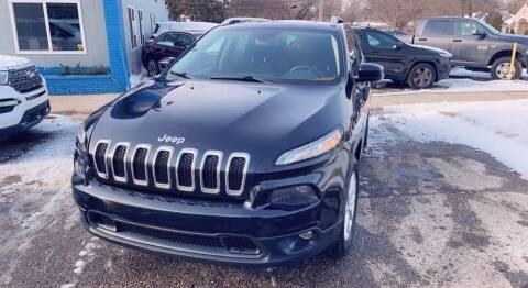 2015 Jeep Cherokee for sale at One Price Auto in Mount Clemens MI