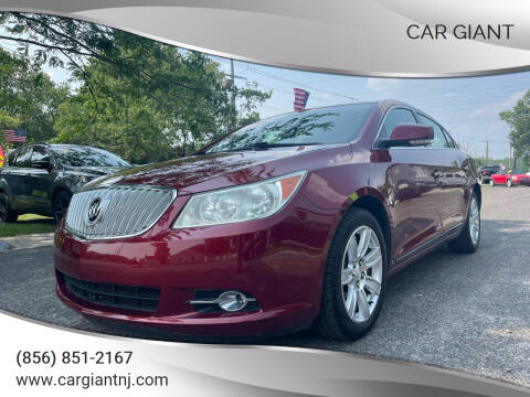 2010 Buick LaCrosse for sale at Car Giant in Pennsville NJ