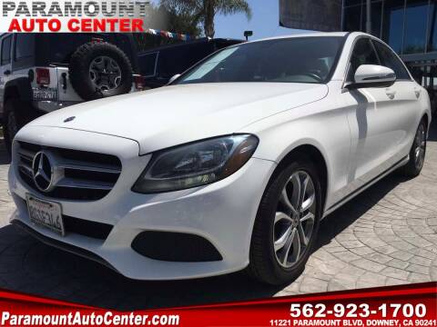 2018 Mercedes-Benz C-Class for sale at PARAMOUNT AUTO CENTER in Downey CA