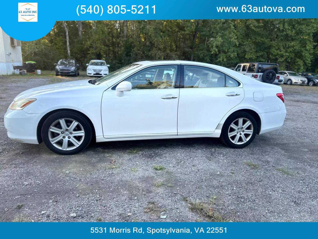 2009 Lexus ES 350 for sale at 63 Auto Inc in Spotsylvania, VA