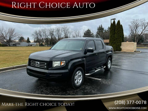 2008 Honda Ridgeline for sale at Right Choice Auto in Boise ID
